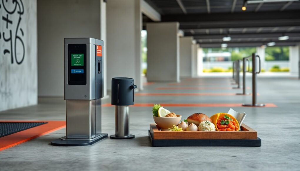 ランチでの駐車場利用