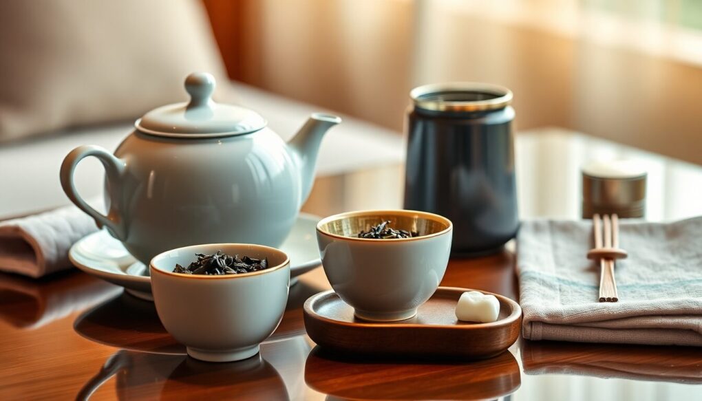 ラウンジで味わう特別な紅茶