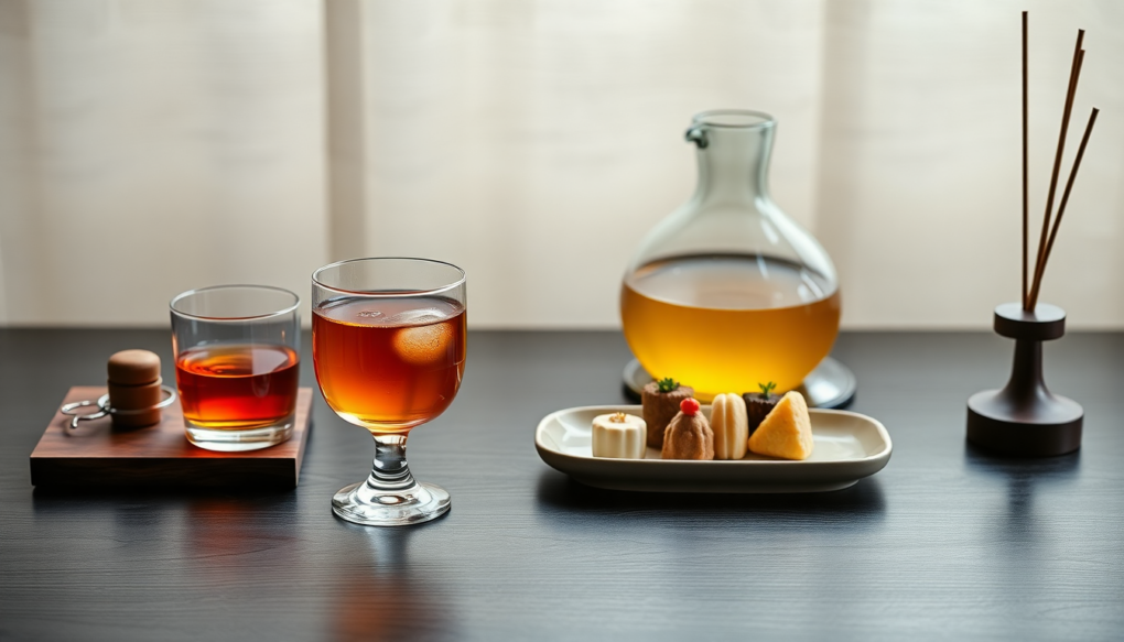 楽しめるドリンクと軽食
