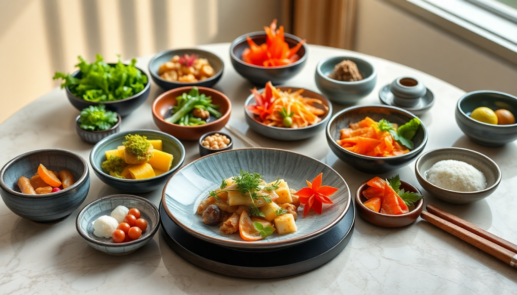 写真で見る精進料理の彩り