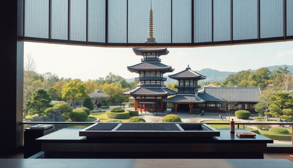 八坂の塔や日本庭園を一望する絶景ロケーション